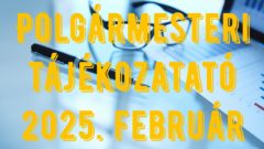 Polgármesteri beszámoló 02.05.