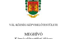 Meghívó Képviselőtestületi ülésre